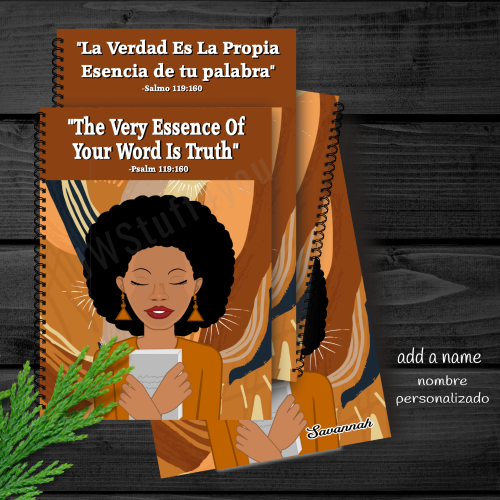 2023 Year Text Notebook Journal Afro Hair