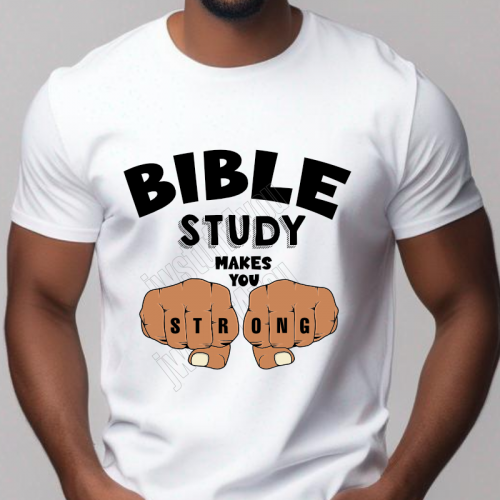 JW Bible Study Makes You Strong T-shirt - darkhands