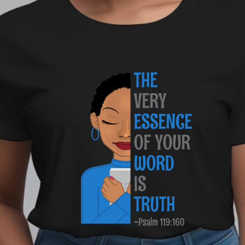 Psalm 119:160 JW-T-shirt - Short Afro