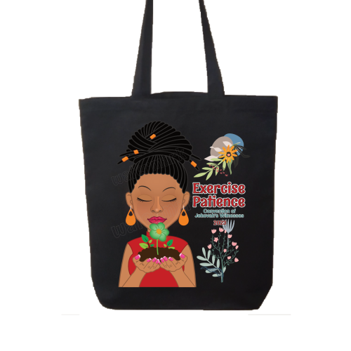 Exercise Patience 2023 Tote Bag - locs
