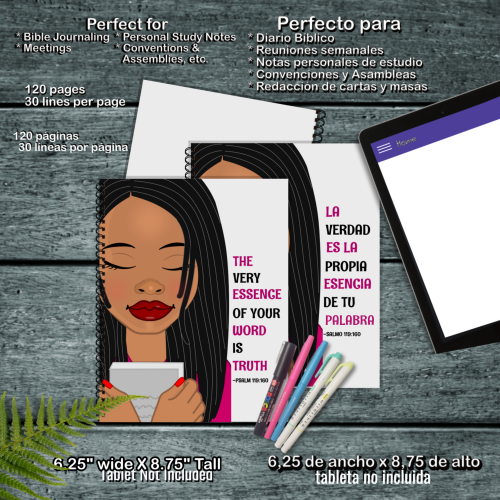 2023 Year Text Notebook Journal Braids