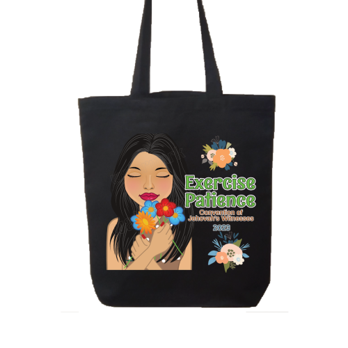 Exercise Patience 2023 Tote Bag - blackhair