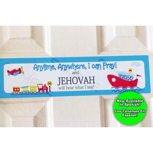 Anytime, Anywhere Tug Boat Door Sign