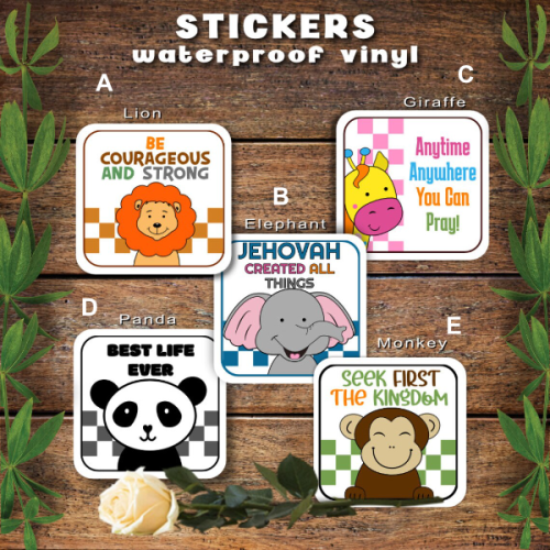 Jehovah Created All Things Sticker Set 2