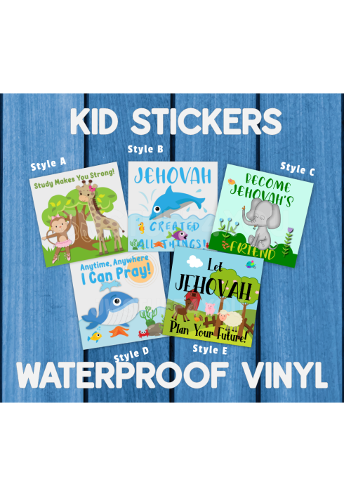 Jehovah Created All Things Sticker set 1 Jehovah Created All Things Sticker set 1