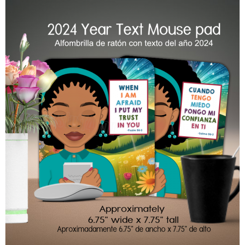 2024 JW Year Text Mouse Pad - dskin