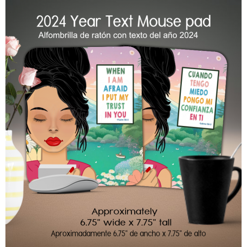 2024 JW Year Text Mouse Pad - lskin
