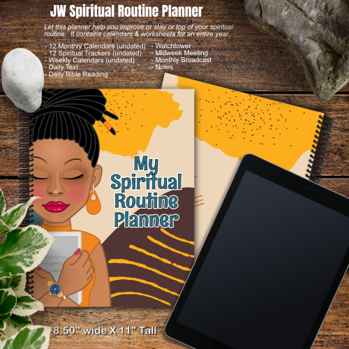 JW My Spiritual Routine Planner - Locs