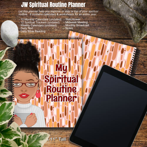 JW My Spiritual Routine Planner - Bun