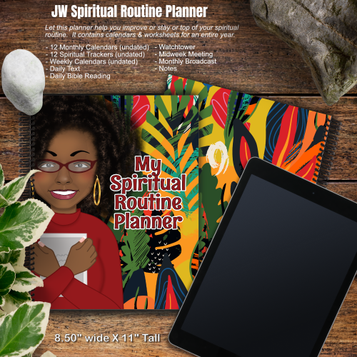 JW My Spiritual Routine Planner - naturalhair