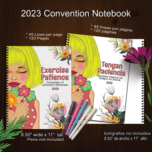 JW Exercise Patience Convention Notebook Journal - Blonde