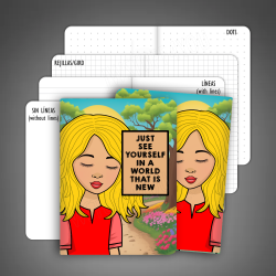 Pocket Notebook Just See Yourself cacgirl Pocket Notebook Just See Yourself cacgirl