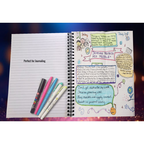 2024 Year Text Notebook Journal - foral