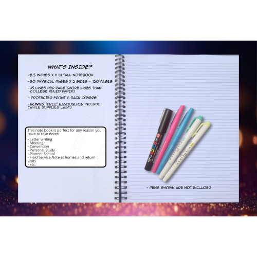 2024 Year Text Notebook Journal - foral