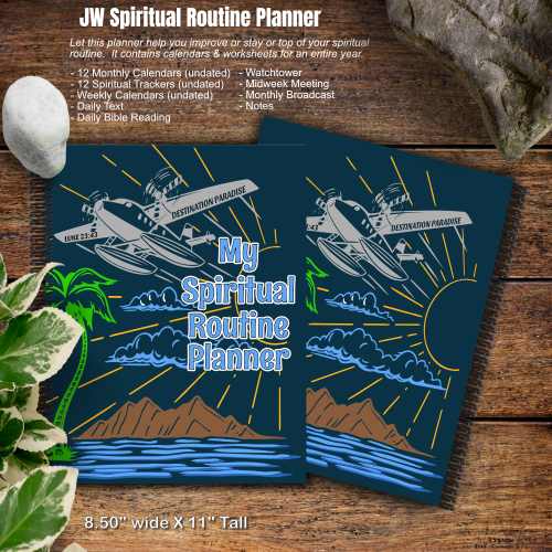 JW My Spiritual Routine Planner - paradise