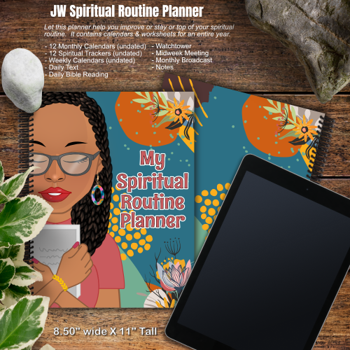 JW My Spiritual Routine Planner - Braids