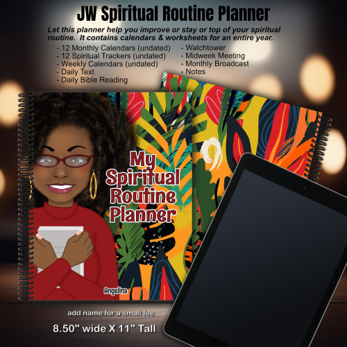 JW My Spiritual Routine Planner - naturalhair