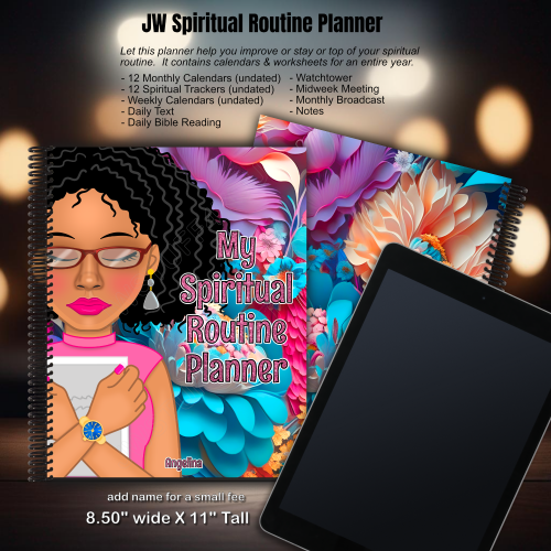 JW My Spiritual Routine Planner - glassesnatural