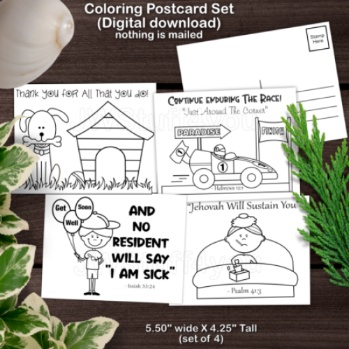 Postcard Downloadable Set 2 - English