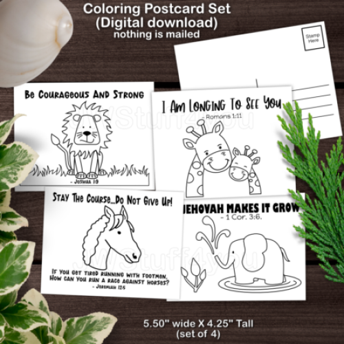 Postcard Downloadable Set 3 - English