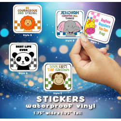 Jehovah Created All Things Sticker Set 2