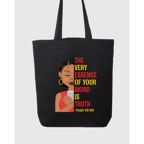 2023 JW Year Text Tote Bag Cornrows