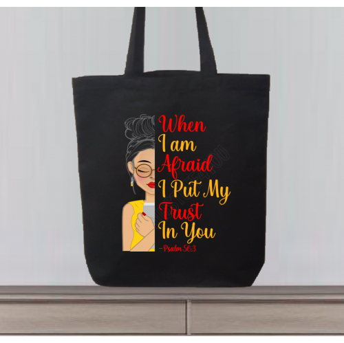 2024 JW YEAR TEXT Tote Bag - BlkHair