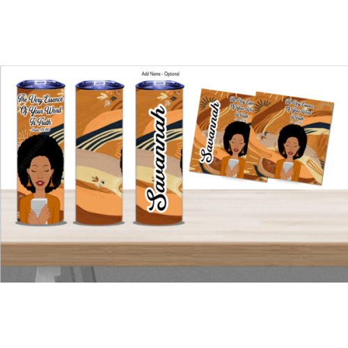 2023 JW Year Text Tumbler - Afro