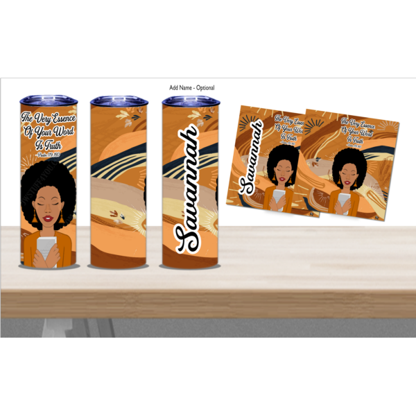 2023 JW Year Text Tumbler - Afro