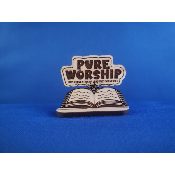 Handcrafted Mini Pure Worship Plaque – 2025 Convention Keepsake